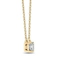 thumbnail image 3 of Round Cut Diamond Solitaire Necklace in 18K Gold, 3 of 5