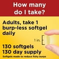 thumbnail image 4 of Nature Made Burp-Less Ultra Omega-3 Fish Oil Softgels, 130 ct., 4 of 12