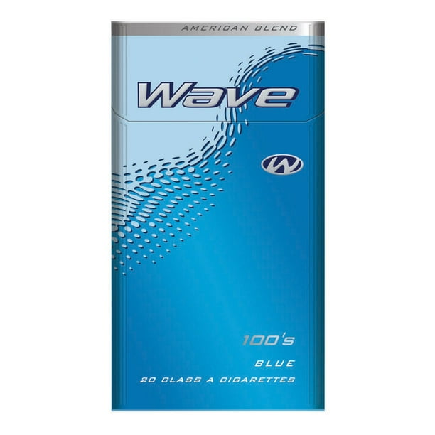 Wave Blue 100's Box 20 ct., 10 pk