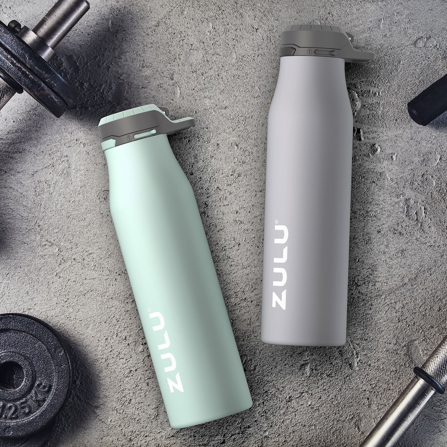 Bouteille d'eau personnalisée 600ml en acier recyclé RCS Avira Alok - Avira