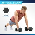 thumbnail image 5 of Marcy 150 lb. Rubber Hex Dumbbell Set with Rack, 5 of 10