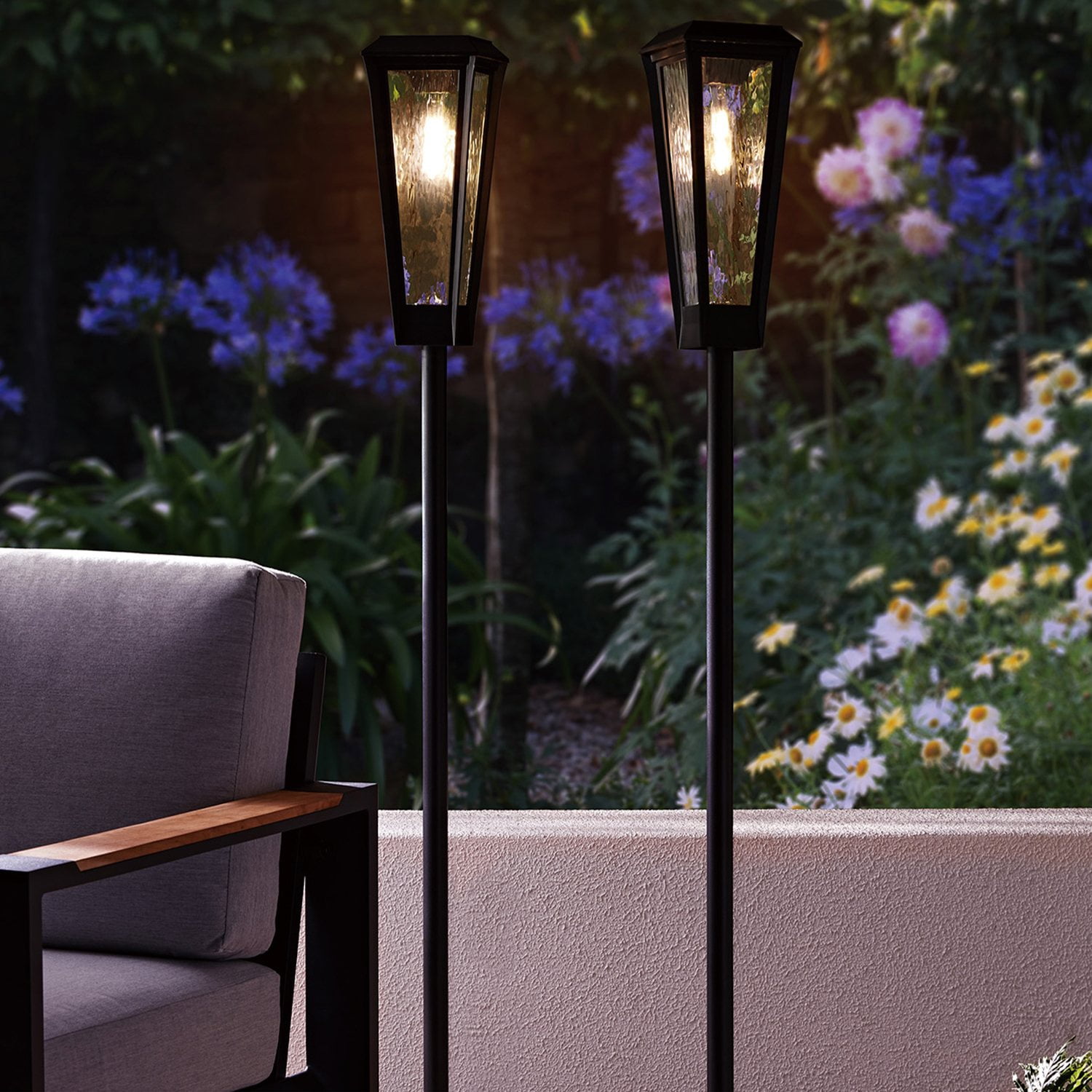 Member's Mark Draper LED Solar Light, 2-Pack - Samsclub.com