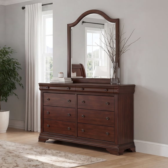 Society Den Stark Dresser & Mirror Set