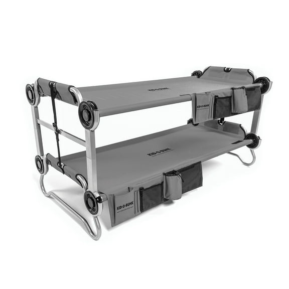 Kid-O-Bunk Bunkable Cots with 2 Side Organizers
