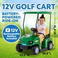 thumbnail image 2 of Flybar Kid Trax 12V Golf Cart Battery Powered Ride-On, 2 of 8