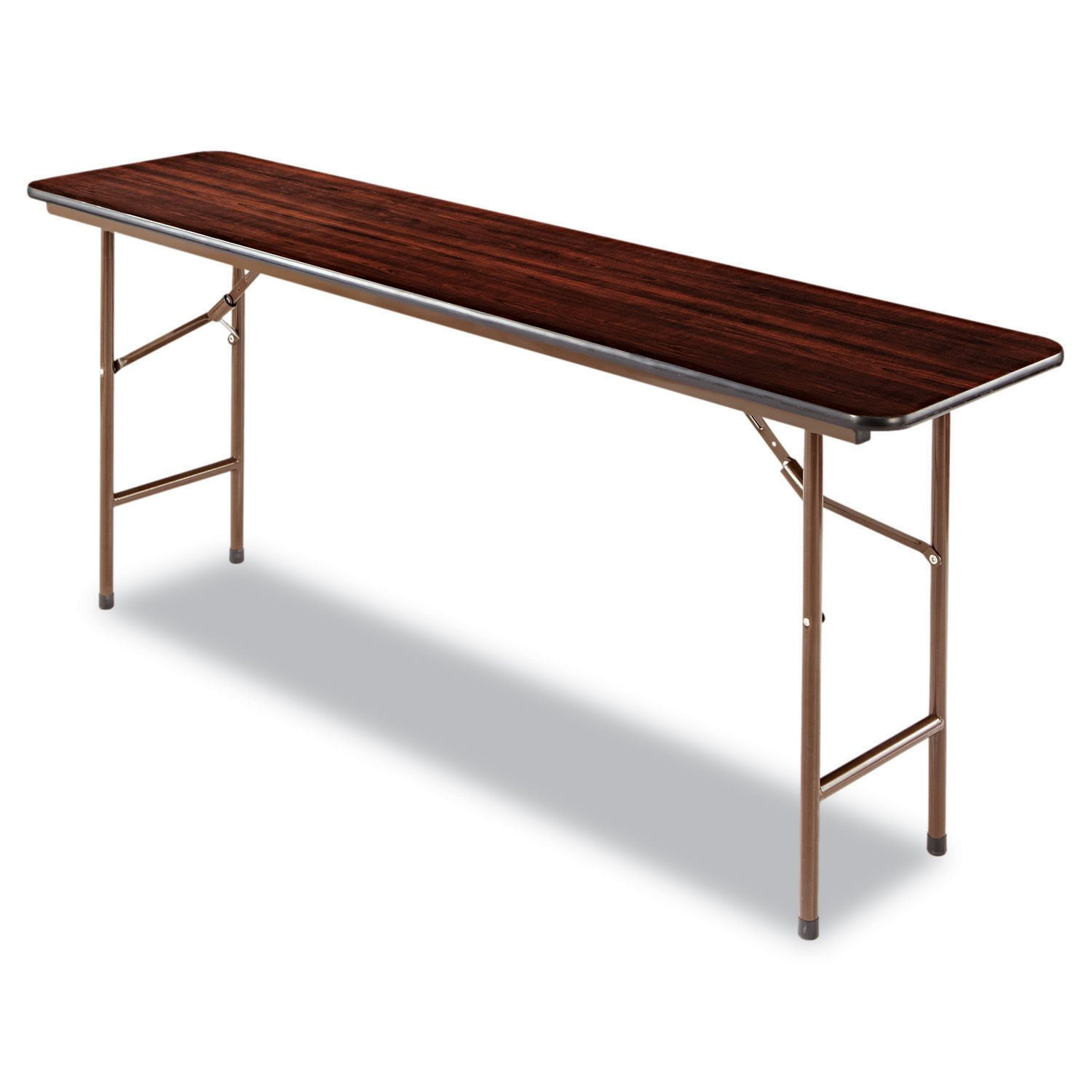 Alera Wood Rectangular Folding Table, 72