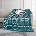 thumbnail image 2 of Logo Brands Philadelphia Eagles 60"x70" Super Plush Blanket, 2 of 7