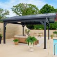 thumbnail image 2 of Range Steel Gazebo with Front Gable Overhang & PowerPort, 2 of 13
