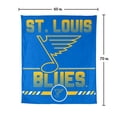 thumbnail image 7 of Logo Brands St. Louis Blues 60"x70" Super Plush Blanket, 7 of 7