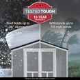 thumbnail image 3 of Handy Home Products Gable 8' x 7'.5" Value Outdoor Wooden Shed, 3 of 16