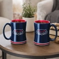 thumbnail image 5 of Logo Brands Florida Atlantic Owls 14oz Relief Mug Set, 5 of 5
