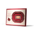 thumbnail image 1 of YouTheFan Louisville Cardinals 17"x13" 3D 5 Layer Stadium View Wall Art, 1 of 5
