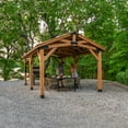 thumbnail image 11 of Backyard Discovery Norwood Cedar Gazebo with PowerPort, Choose Size, 11 of 15