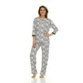 thumbnail image 3 of Flora Nikrooz 2 Piece 3/4 Sleeve Henley PJ Set, 3 of 14