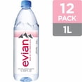 thumbnail image 4 of evian Natural Spring Bottled Water 1L., 12 pk., 4 of 16