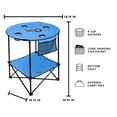 thumbnail image 3 of NFL 27.6" Round Tailgate Table with Shelf, 3 of 5