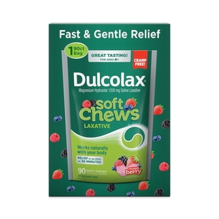 Dulcolax Laxative Soft Chews, Mixed Berry, 90 ct.