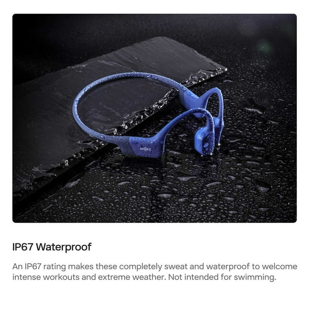 Shokz OpenRun Open-Ear Endurance Wireless Bluetooth Headphones