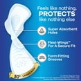 thumbnail image 3 of Always Infinity Extra Heavy Overnight Pads, with Wings, Size 5, 66 ct., 3 of 10
