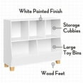 thumbnail image 3 of RiverRidge Kids Catch-All 35" Toy Organizer with Cubbies and Two 5" Fabric Bins, 3 of 7