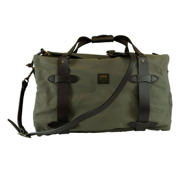 使用級✨FILSON RUGGED TWILL DUFFLE BAGタン　レザー Small Rugged Twill Duffle Bag | Filson