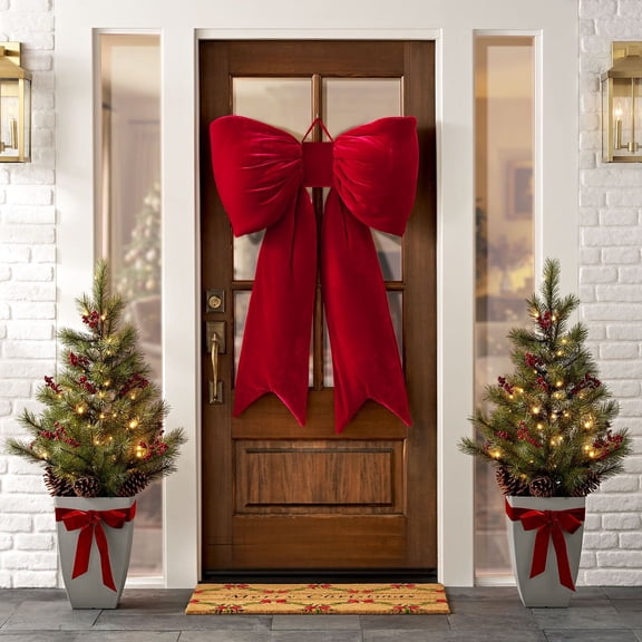 Member's Mark Oversized Velvet Door Bow