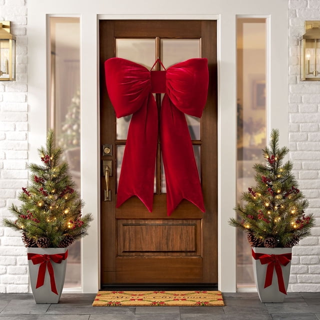 Member's Mark Oversized Velvet Door Bow