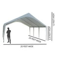 thumbnail image 6 of Event Party Tent 20' x 20' Outdoor Party Shelter with Party Enclosure Sidewall Kit, 6 of 7