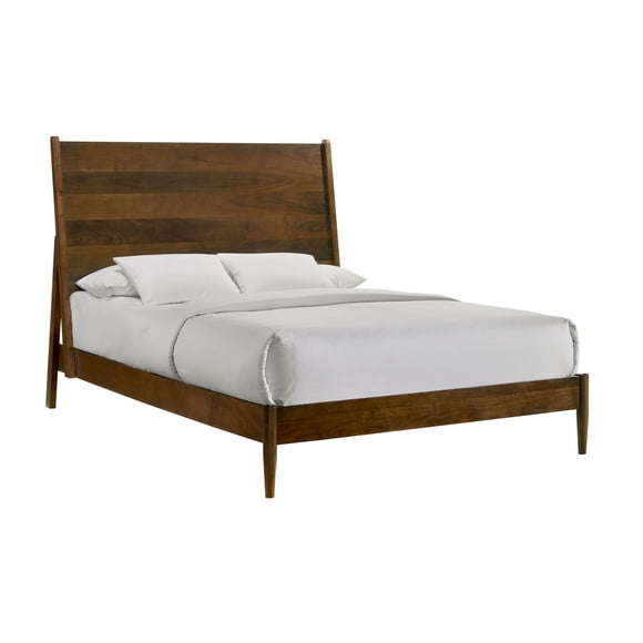 Zuma Panel Bed in Walnut, Assorted Sizes