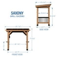 thumbnail image 11 of Backyard Discovery 8' x 6' Saxony Cedar Grill Gazebo, 11 of 17