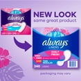thumbnail image 7 of Always Daily Panty Liners, Unscented, 240 ct., 7 of 10