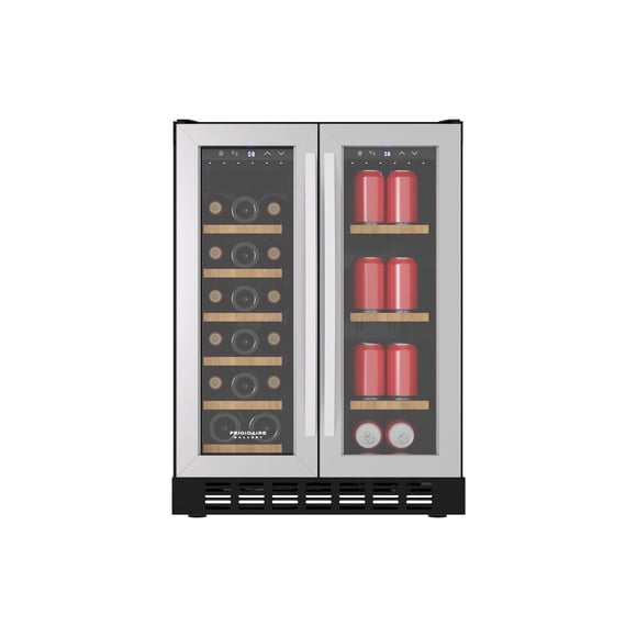 Frigidaire Gallery 24” Under Counter Beverage Fridge with Dual Zone Storage
