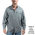 thumbnail image 6 of Habit Men's Long Sleeve 50+ UPF Fishing Shirt, 6 of 8