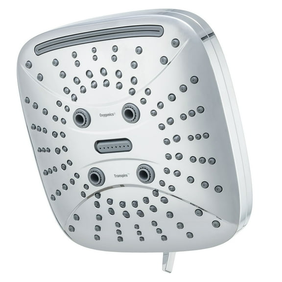Oxygenics Transpire 5-Setting Rain Shower Head, Various Finishes