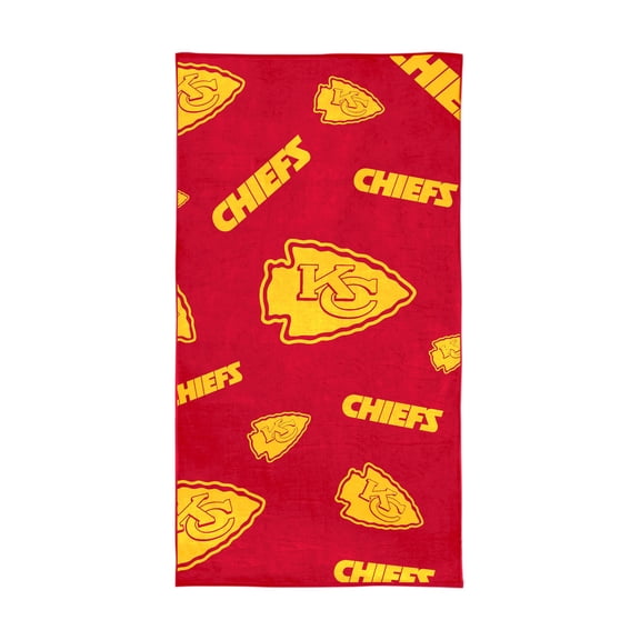 Logo Brands Kansas City Chiefs 38"x72" Beach Towel