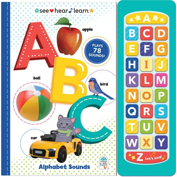 See Hear Learn: ABC Alphabet Sounds, Sound Book