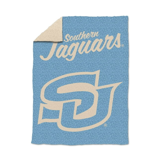 Logo Brands Southern University Jaguars Luxe Dreams Throw, 60" x 80"