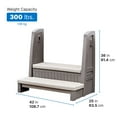 thumbnail image 3 of Step2 Hot Tub Storage Steps with Handrails, 3 of 8