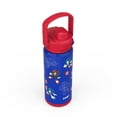 thumbnail image 6 of Zak Designs 20-oz. Stainless Steel Double Wall Beacon Straw Bottle for Kids, 2 pack, Choose Character, 6 of 9