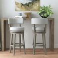 thumbnail image 7 of HH2 Home Lawton Wood Counter Height or Bar Height Swivel Stool, 7 of 13