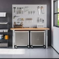 thumbnail image 9 of Seville Classics UltraHD 2 Door Rolling Cabinet, 28" W x 18” D x 34.5" H, 9 of 15