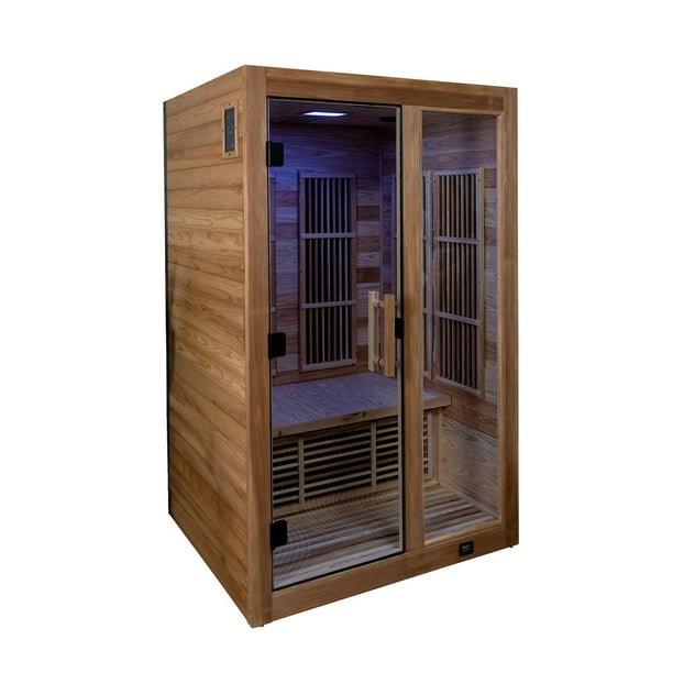 2WAYディザイアⅡ鮎支流　70-75DR Backyard Discovery 2-Person Cedar Wood Indoor Infrared Sauna with