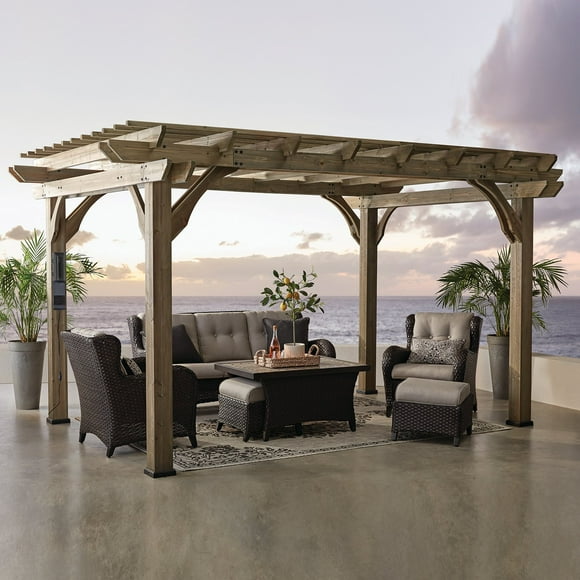 Backyard Discovery 14' x 10' Somerville Pergola with PowerPort