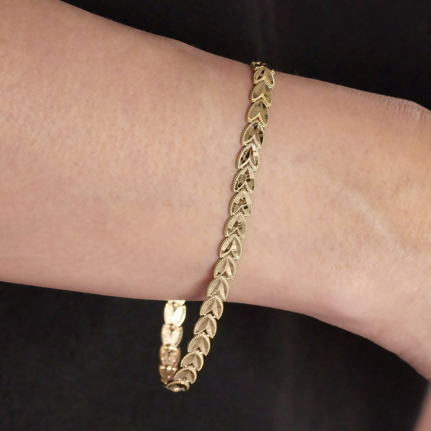Laurel Chain Bracelet in 14K Gold - Samsclub.com