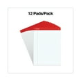 thumbnail image 4 of Universal Perforated Edge Writing Pad, Legal Ruled, Letter, White, 50-Sheet Pads, 12ct., 4 of 6