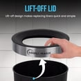 thumbnail image 4 of Simpli-Magic 16 Gallon (60L) Open Top Trash Can – Round Commercial Trash Can – Smudge-Resistant, Easy to Clean, Non-Skid Base, Plastic (2 Pack), 4 of 5