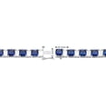 thumbnail image 4 of Cushion Cut Gemstone Bracelet in Sterling Silver, 4 of 5