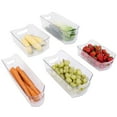 thumbnail image 2 of Smart Design Set of 18 Clear Refrigerator & Freezer Organization Bins, 2 of 7
