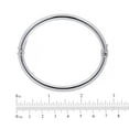 thumbnail image 4 of Italian High Polished Bangle in Sterling Silver, 4 of 7