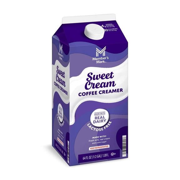 Member's Mark Dairy Coffee Creamer, Sweet Cream, 64 fl. oz.